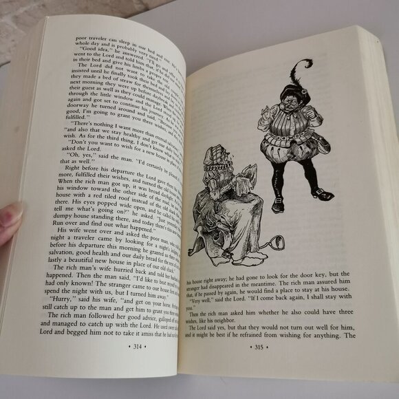 1980s Complete Fairy Tales of the Brothers Grimm Book Paperback Kids Illust - Picture 12 of 15